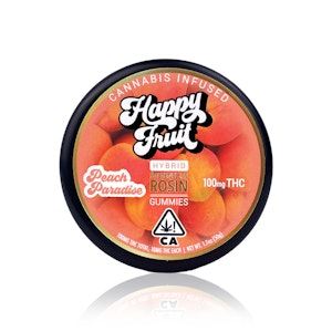 HAPPY FRUIT - HAPPY FRUIT - Edible - Peach Paradise - Rosin Gummies - 100MG