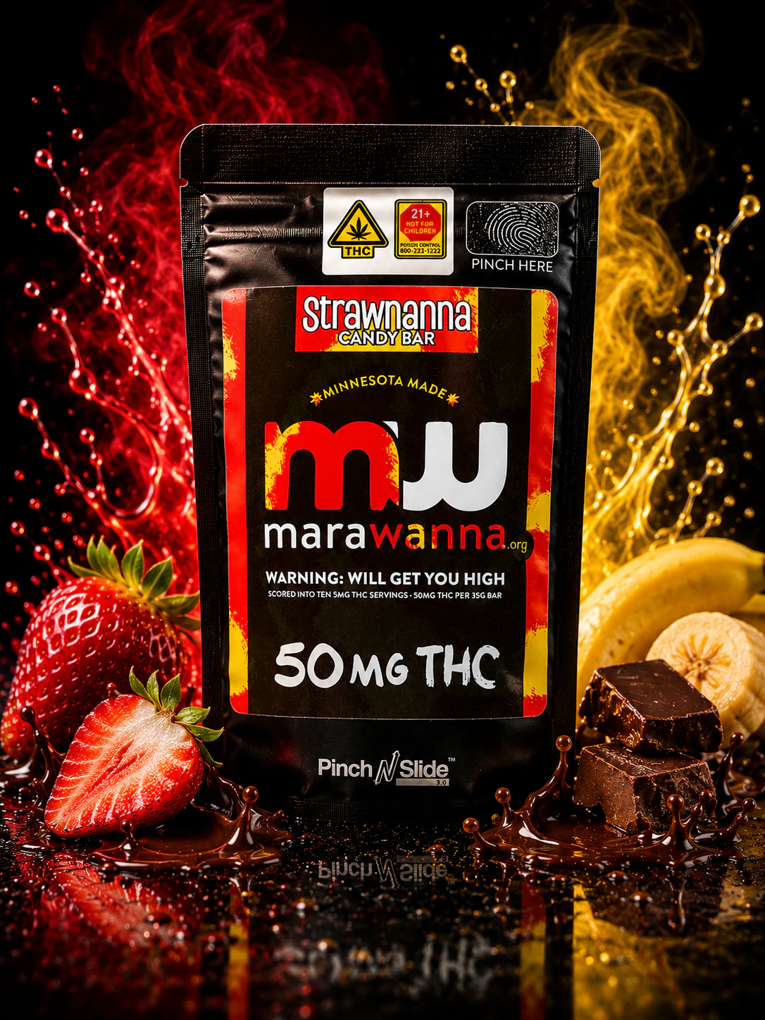 marawanna - Strawnanna 50 mg Hemp Main Image