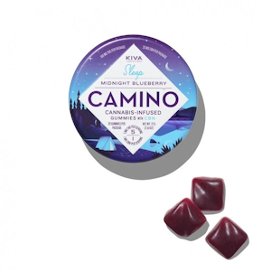 Kiva - Kiva Camino Sleep Gummies 5:1 THC:CBN Midnight Blueberry