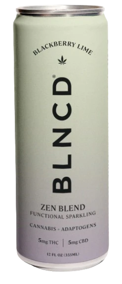BLNCD - BLNCD Cannabis + Adaptogen THC Elixir 5mg - Zen Blend Blackberry Lime - 12oz Main Image