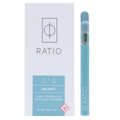 RATIO BALANCE 1:1 DISPOSABLE VAPE PEN 0.5 GRAMS