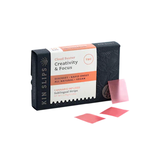 Kin Slip - Sublingual Strips - Cloud Buster (Microdose) - 20 Slips - 100mg - Kin Slip