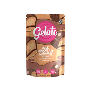 GELATO - Milk Chocolate Caramel 100mg Live Resin Bar - Gelato