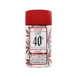 STIIIZY - Stiiizy - 5pk Infused Prerolls - Strawberry Cough