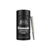 Heavy Hitters | Black Haze | Diamond Infused Pre-Roll Pack | [2.5g] 5pk | Sativa