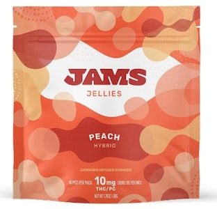 JAMS - [MED] JAMS Jellies | Peach | 100mg/10pk