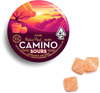 Camino - Orchard Peach - 100mg CBD 1:1 Gummies