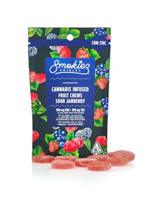 SMOKIEZ - [Smokiez] CBN Fruit Chews - 200mg - 1:1 Sour Jamberry (I)