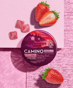 CAMINO - [Camino] THC Gummies - 100mg - 'Chill' Sour Strawberry Sunset (I)
