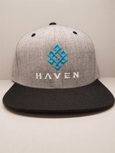 Haven - Main Collection - Heather Grey w/ Black Rim Logo Hat