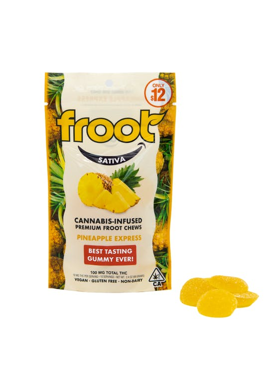 FROOT PINEAPPLE EXPRESS 100MG GUMMIES 1 Port Hueneme