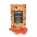 100mg THC Peach Fruit Chews (10mg - 10 pack) - Smokiez 