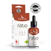 Fairwinds | 1:1:1 CBD CBG THC | Tincture | DOH |  67mg THC : 67mg CBD : 67mg CBG