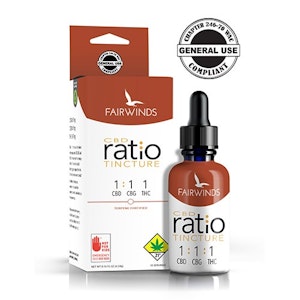 Fairwinds - Fairwinds | 1:1:1 CBD CBG THC | Tincture | DOH |  67mg THC : 67mg CBD : 67mg CBG