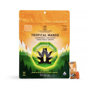 Emerald Sky - Hard Fruit (Peach Nectarine) Drops - 100mg (I) - Emerald Sky