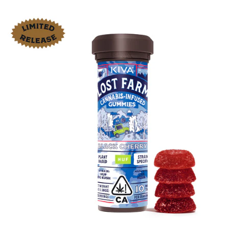 Lost Farm - Black Cherry - OG Kush Live Resin Gummies Main Image