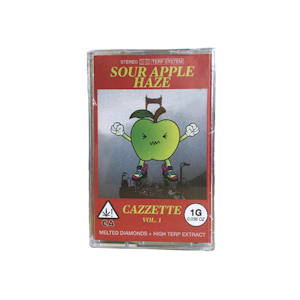 CAZZETTE - DISPOSABLE - SOUR APPLE 1G - CAZZETTE