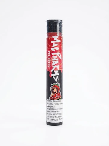 Mac Pharms - Strawberry Sherbert -Sativa- 27.31% THC | 1g (Pre-Roll) | Mac Pharms - L5 Front