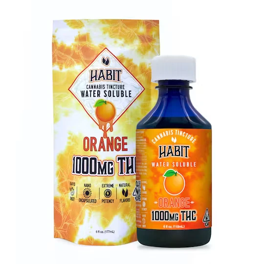 Habit - [Habit] THC Tincture - 1000mg - Mandarin Cookies Main Image
