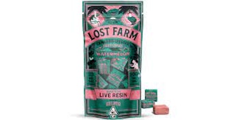 Watermelon X Gelato - (Live Resin Infused) Fruit Chews - 100mg (H) - Lost Farms