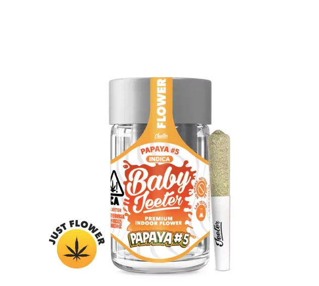 Jeeter - Jeeter - Papaya #5 - 5pk Non-Infused PreRolls Main Image