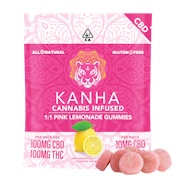 Kanha - 1:1 CBD Gummies  - Pink Lemonade 