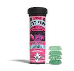 Kiva Confections -  Lost Farm | Raspberry Wedding Cake Live Resin Gummies