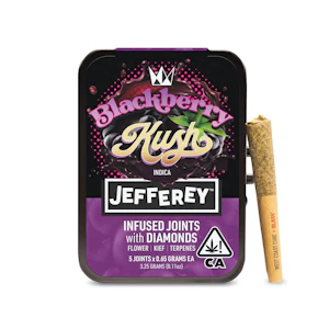 WEST COAST CURE - JEFFEREY INFUSED 5 PACK - BLACKBERRY KUSH .65G - WEST COAST CURE