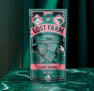 LOST FARM - [Lost Farm] Live Resin Chews - 100mg - Watermelon X Gelato (H)