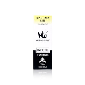 WEST COAST CURE - WEST COAST CURE - Cartridge - Super Lemon Haze - Live Resin - 1G