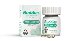 Buddies - THC Capsule 50mg - 20pc