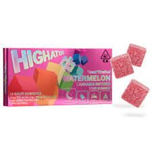 CANNABIOTIX - Highatus Sour Gummies 10PK - Watermelon