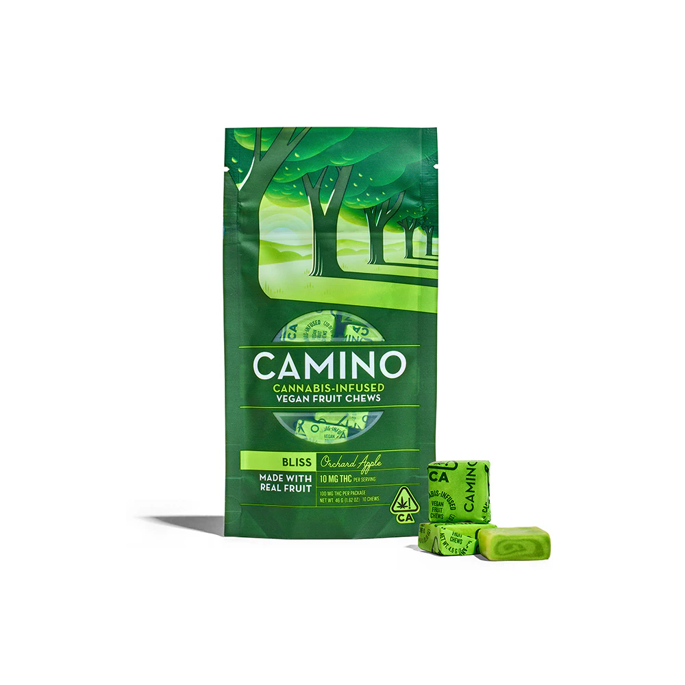 Kiva Confections - CAMINO CHEWS - ORCHARD APPLE 100MG - KIVA CONFECTIONS Main Image