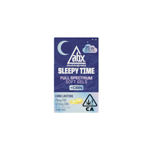 AbsoluteXtracts - ABSOLUTE XTRACTS: Sleepy Time Full Spectrum + CBN Soft Gel Capsules 25mg/10 count/250mg (I)