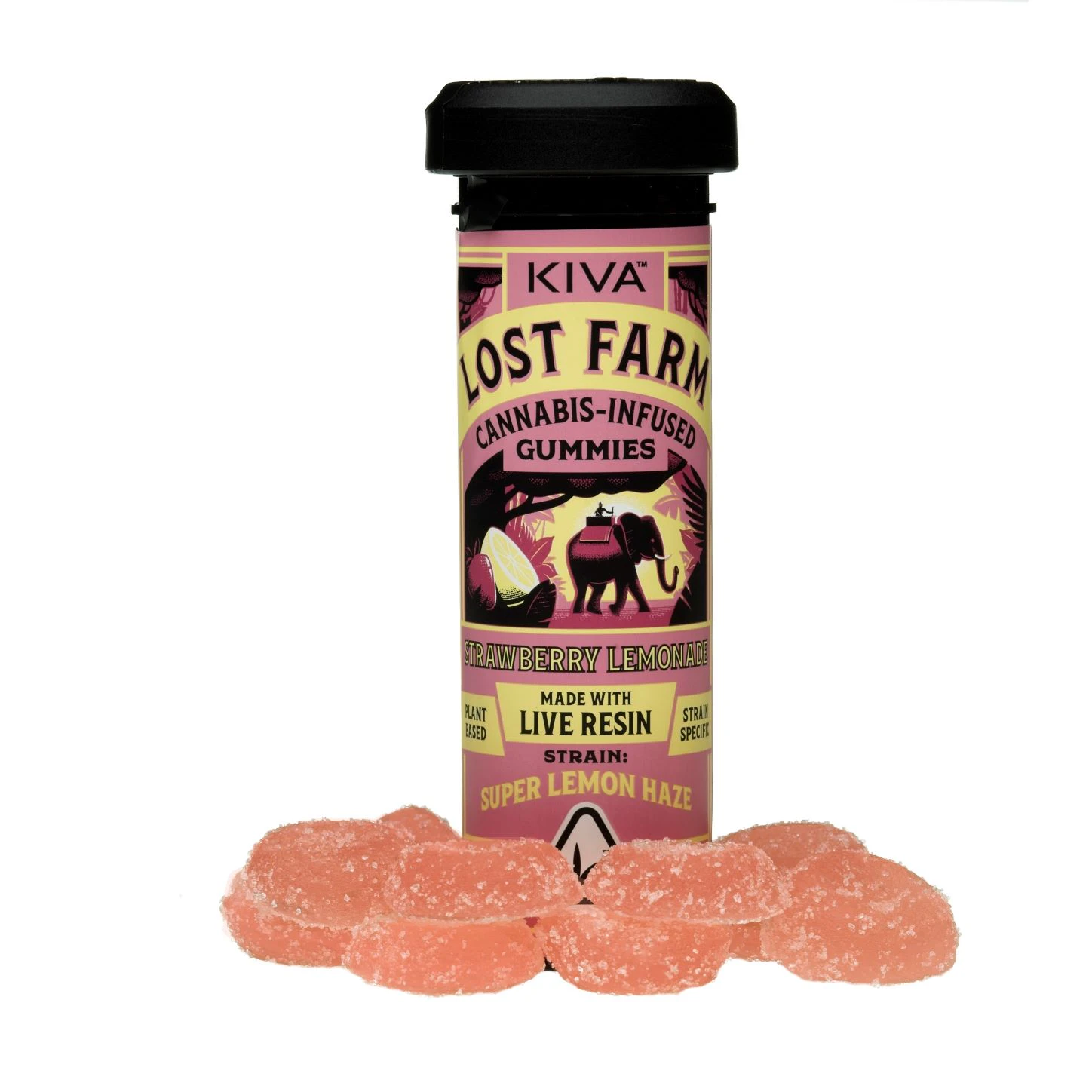 Lost Farm - Strawberry Lemonade - Super Lemon Haze Live Resin Gummies Main Image
