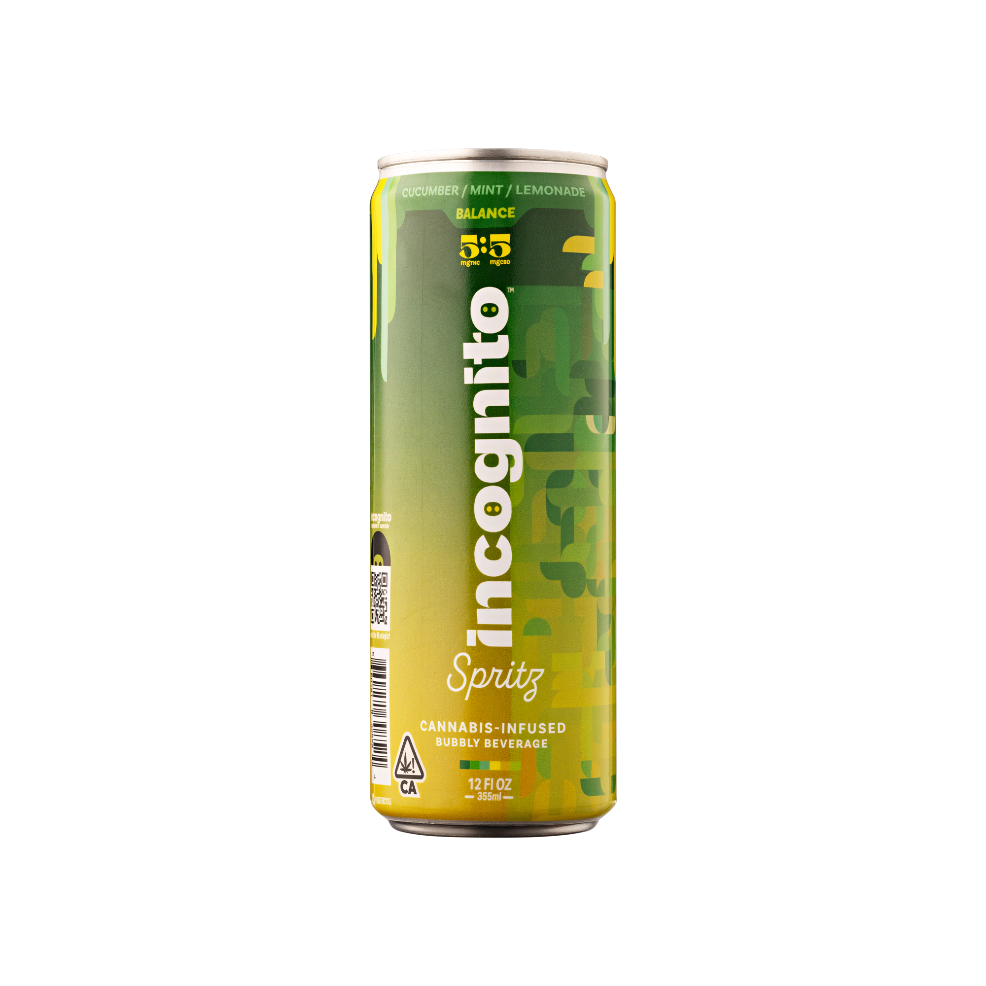 Incognito - Cucumber Mint Lemonade (Balance) 1:1 THC:CBD - Incognito Main Image