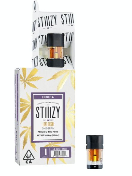 STIIIZY LA Kush Cake 1g Live Resin Pod (I) Oceanside Cannabis On