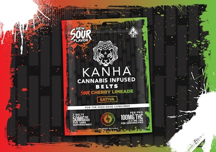 Kanha - Sour Cherry Limeade Belts 100mg