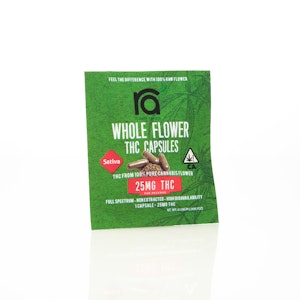 RA' Flower Brands - Lemon Jack - 25mg THC Whole Flower Capsule (S)