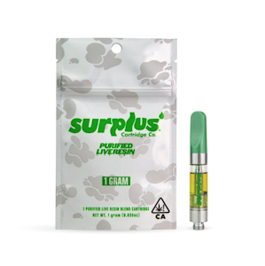 surplus - Surplus - Pink Cookies - 1g Live Resin Cart