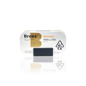 BREEZ - Capsule - Recovery - CBD - Extra Strength Tablets - 1000 MG