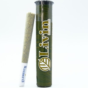Livin Solventless - Glue Mints 1g Bubble Hash Infused Pre-Roll - Livin Solventless