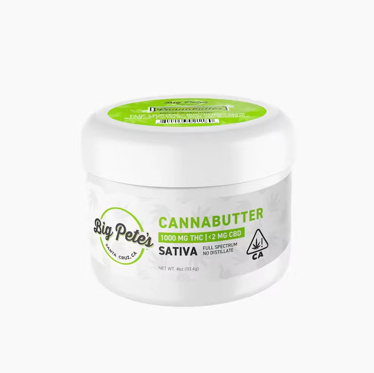 Big Pete's Treats - Big Pete's - 1000mg - Cannabutter Sativa Main Image