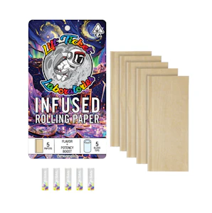 Lift Tickets - OZK INFUSED ROLLING PAPER W/ GLASS TIPS (5PK) - LIFT TICKETS