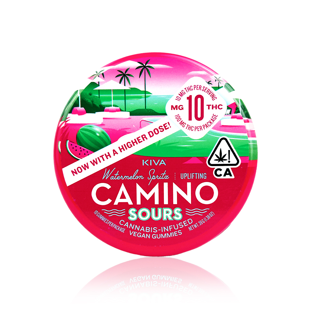 CAMINO - Edible - Watermelon Spritz - Sour Gummies - 100MG