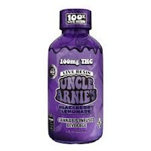 UNCLE ARNIE'S - [Uncle Arnie's] Live Resin THC Drink - 100mg - Blackberry Lemonade (H)