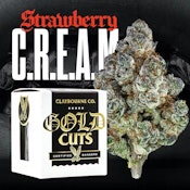 [Claybourne Co.] Gold Cut Flower - 3.5g - Strawberry C.R.E.A.M (S)