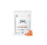 Heavy Hitters: Sour Peach Fast Acting Gummies 100mg
