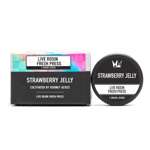 WEST COAST CURE - Strawberry Jelly - WCC Gold Label - 1g Live Rosin Fresh Press