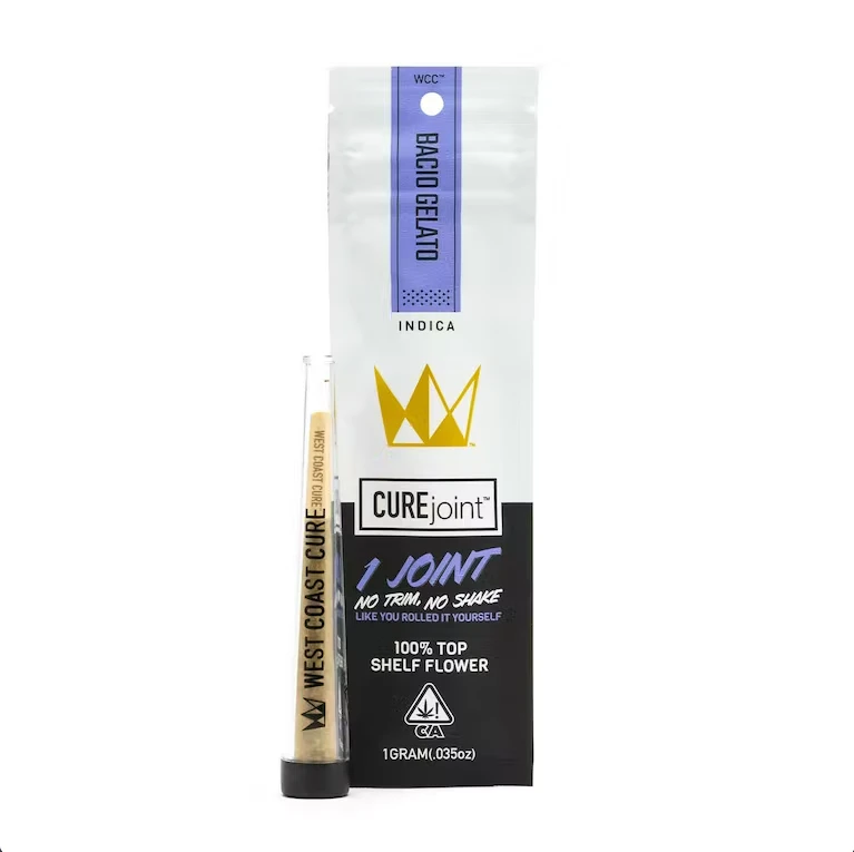 West Coast Cure - West Coast Cure - Pre Roll - Indica - Bacio Gelato - (1g) Main Image